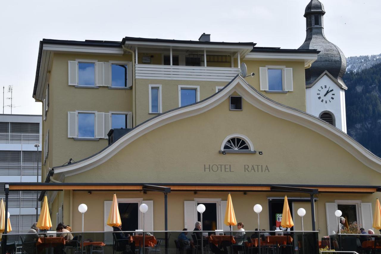 Hotel Rätia Ilanz/Glion Exteriör bild