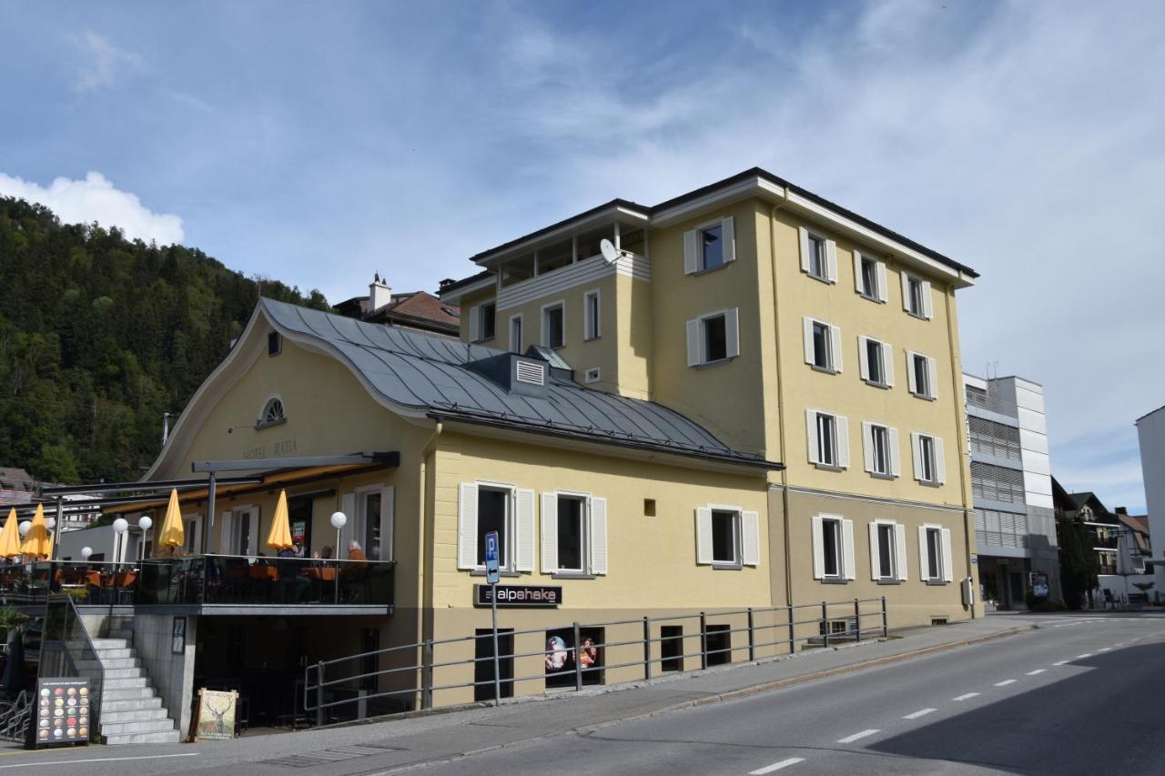 Hotel Rätia Ilanz/Glion Exteriör bild
