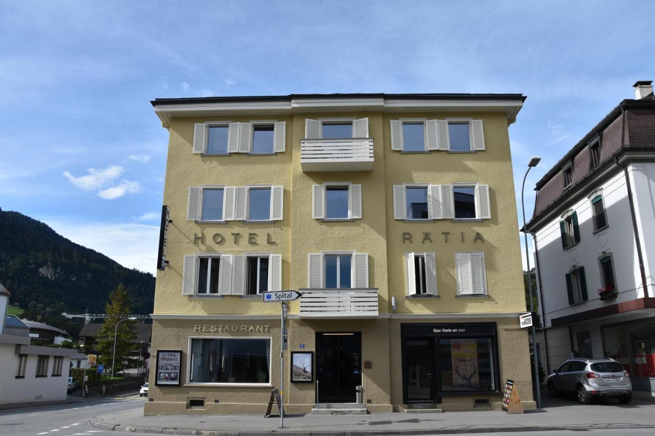 Hotel Rätia Ilanz/Glion Exteriör bild